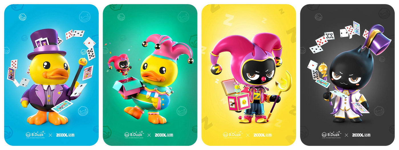 小黃鴨 &站酷IP形象聯(lián)名撲克牌設(shè)計2 小黃鴨 &站酷IP形象聯(lián)名撲克牌設(shè)計2